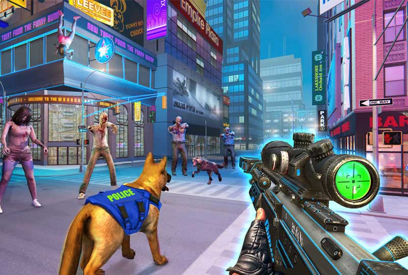 Police Dog Crime Shooting Game
